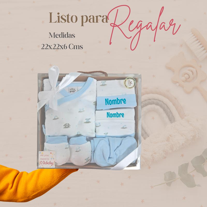 Set Primera Puesta DIbujitos - Cestas y canastillas para bebes - Primera Puesta