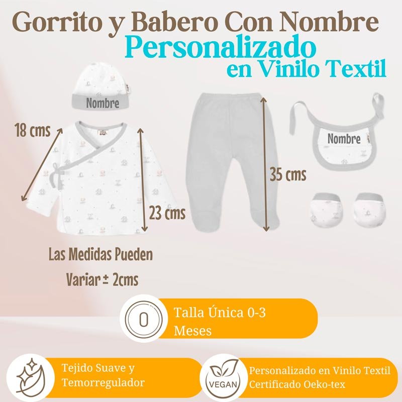 Set Primera Puesta DIbujitos - Cestas y canastillas para bebes - Primera Puesta