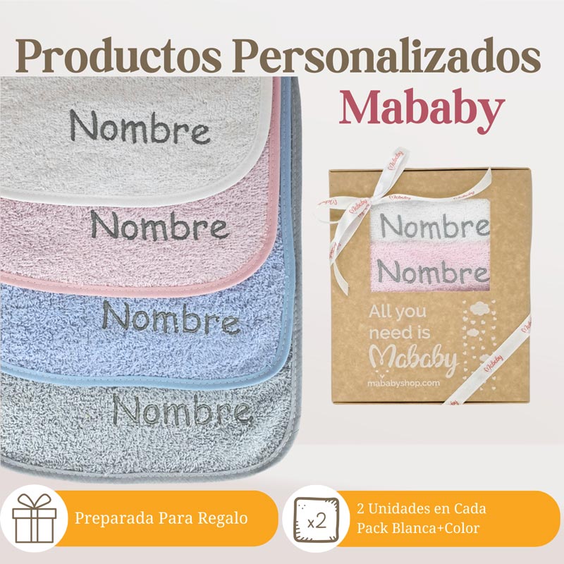 Set Toalla Guardería - Cestas y canastillas para bebes - Toalla Personalizada