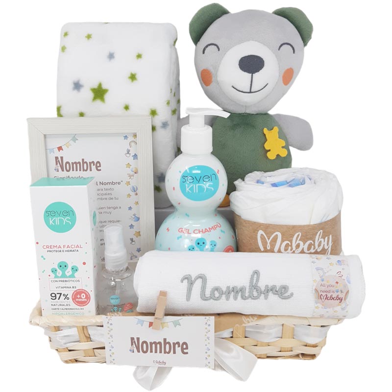 Smile - Cestas y canastillas para bebes-Canastilla Bebe Personalizada