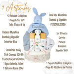 Tarta Pañales Mi Dou dou - Cestas y canastillas para bebes - tarta pañales