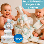 Tarta Pañales Mi Pulpito - Cestas y canastillas para bebes | Mababyshop - Tarta Pañales