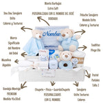 Canastilla Bebe Squishy Osito - Cestas y canastillas para bebes-Canastilla Bebe Personalizada