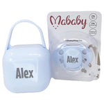 Chupete y Guardachupete Personalizado - Cestas y canastillas para bebes-Chupete personalizado