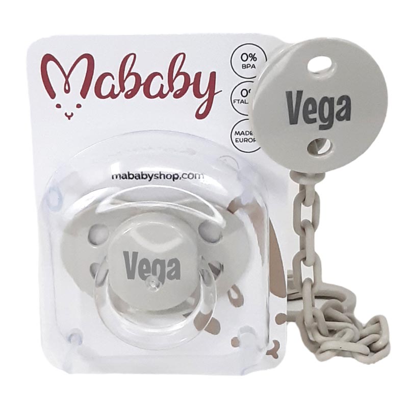 Chupete y Pinza sujeción Personalizada - Cestas y canastillas para bebes-Conjuntos de regalo para bebés