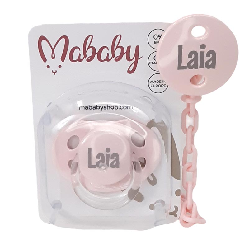Chupete y Pinza sujeción Personalizada - Cestas y canastillas para bebes-Conjuntos de regalo para bebés