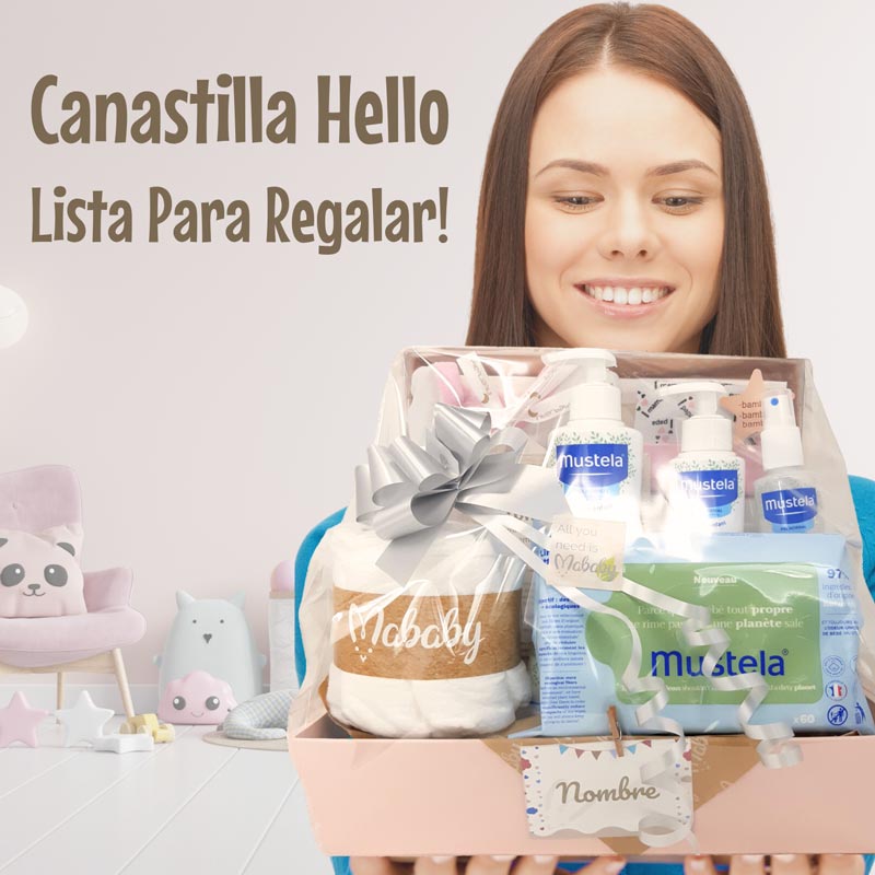 Hello Mustela - Cestas y canastillas para bebes-Cesta Bebe Farmacia