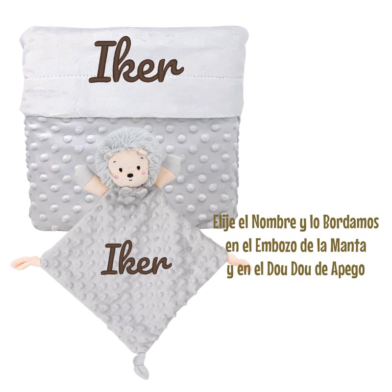 Lion Dou Dou - Cestas y canastillas para bebes-cesta bebe personalizada