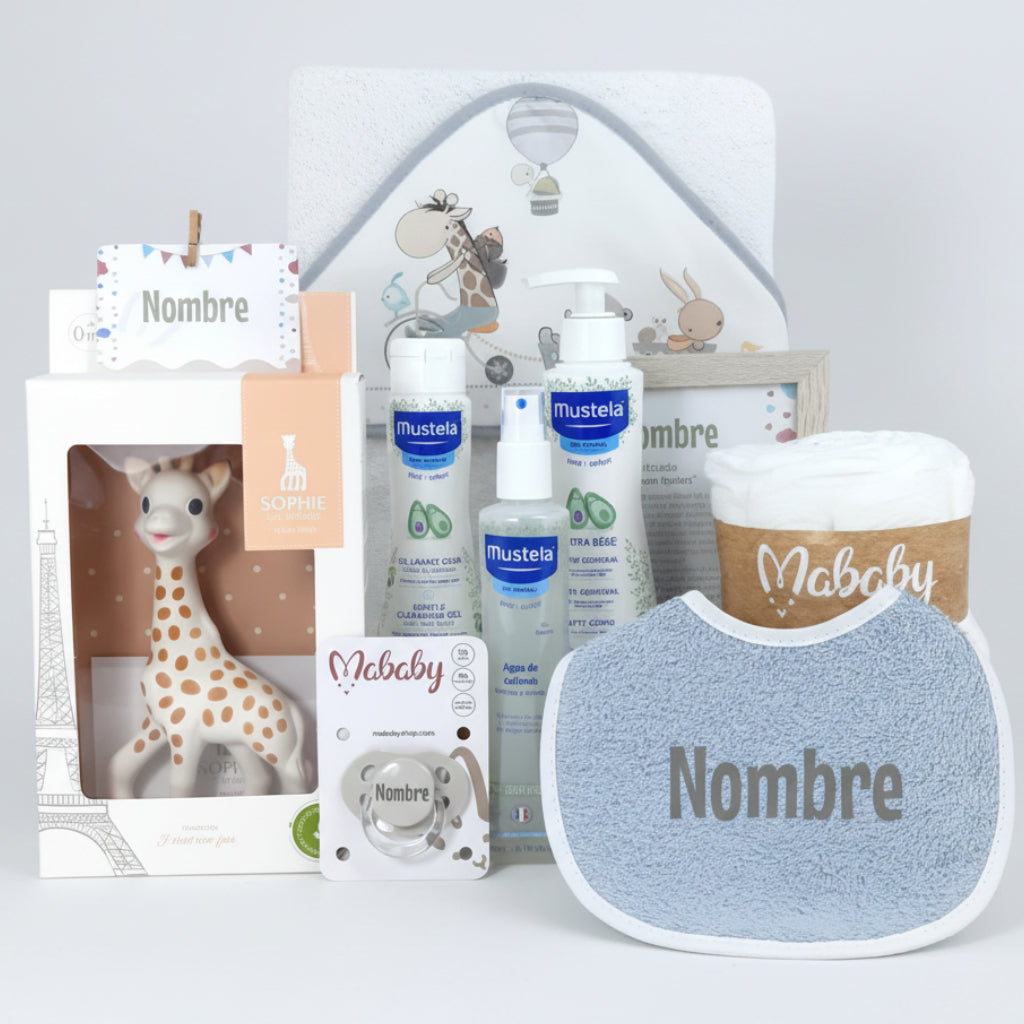 Mi Baño Clásico - Cestas y canastillas para bebes-Canastilla Personalizada