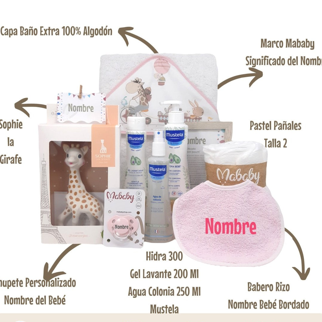 Mi Baño Clásico - Cestas y canastillas para bebes-Canastilla Personalizada