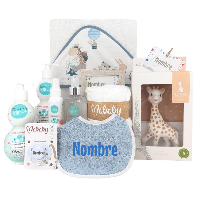 Mi Baño Divertido - Cestas y canastillas para bebes-Canastilla Personalizada