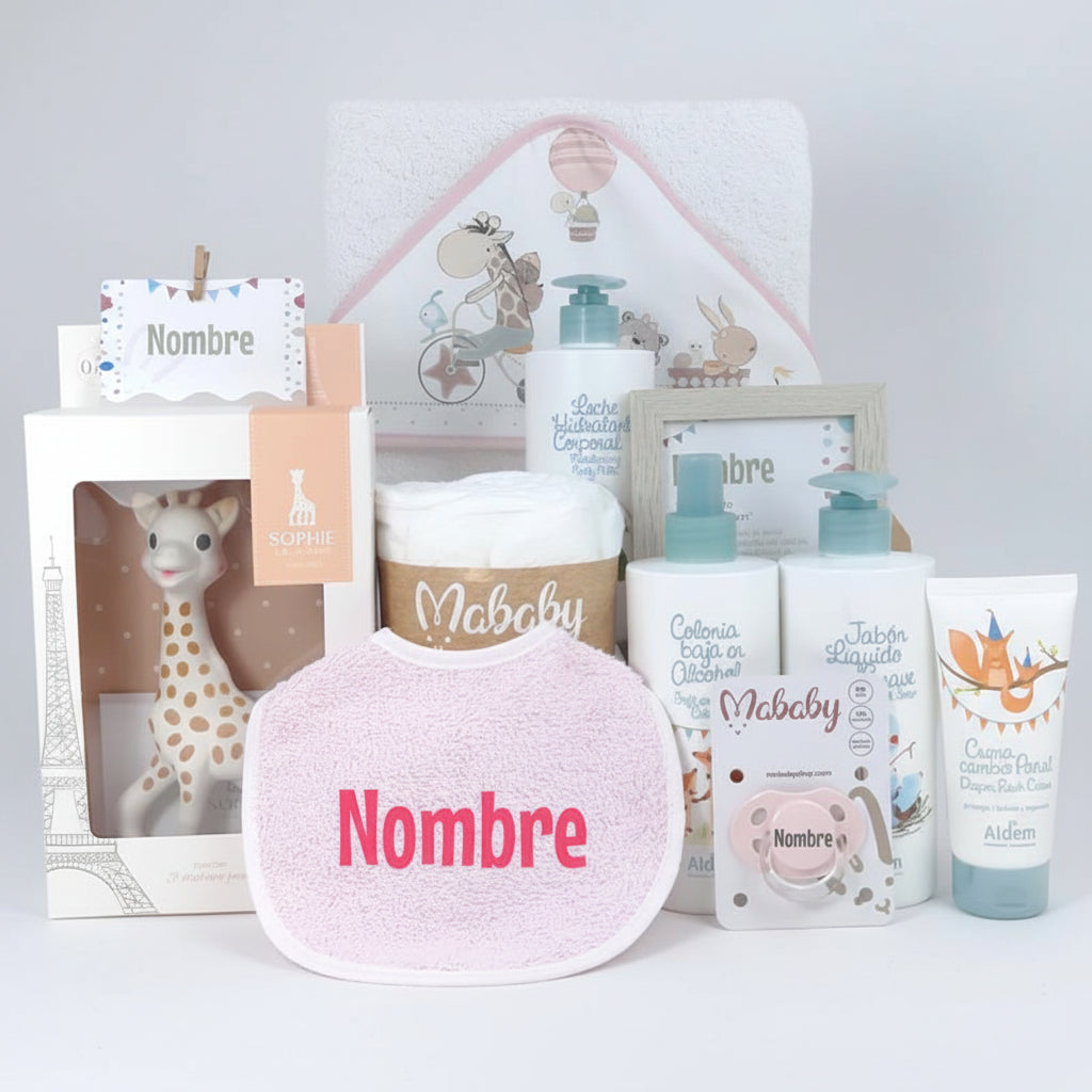 Mi Baño Suave - Cestas y canastillas para bebes-Canastilla Personalizada
