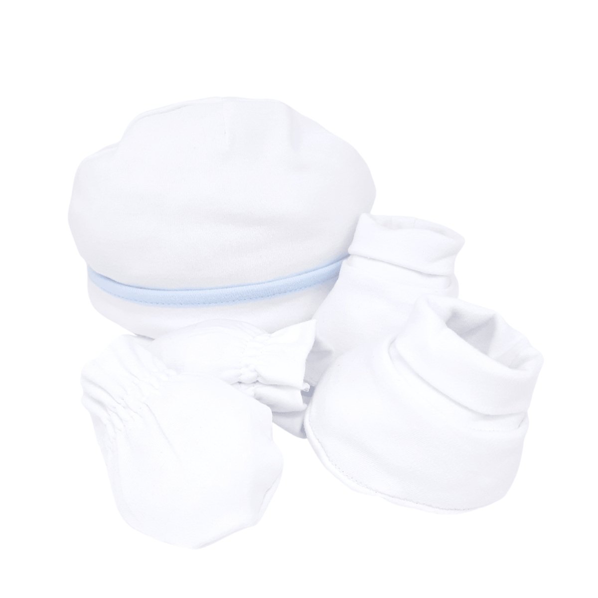 Set de primera puesta de 3 piezas bicolor - Cestas y canastillas para bebes-regalos bebé recién nacido