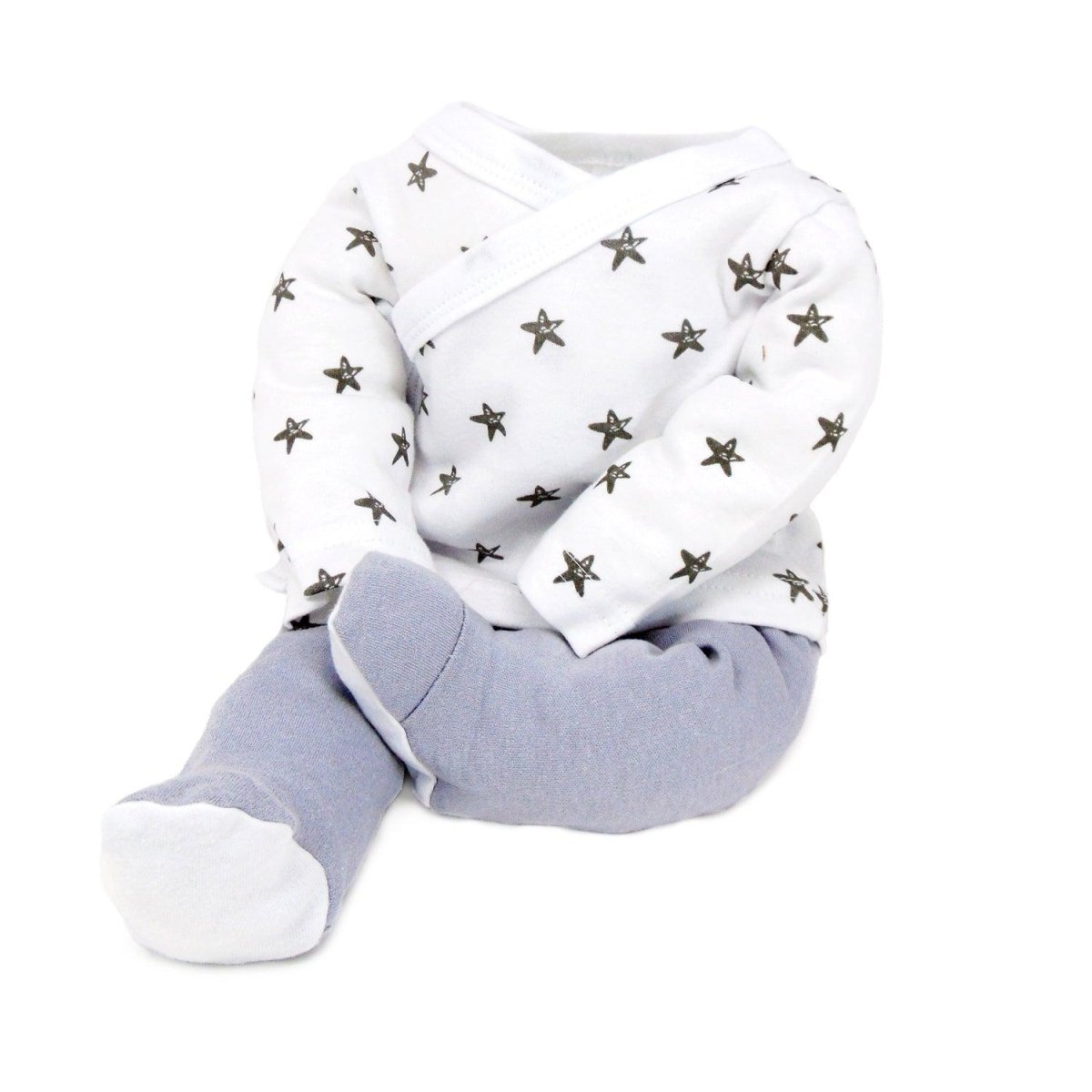 Set Primera puesta estrellas - Cestas y canastillas para bebes-Pijamas y Primeras Puestas